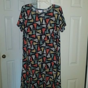 NWOT LARGE LULAROE DISNEY SLEEPING BEAUTY CARLY